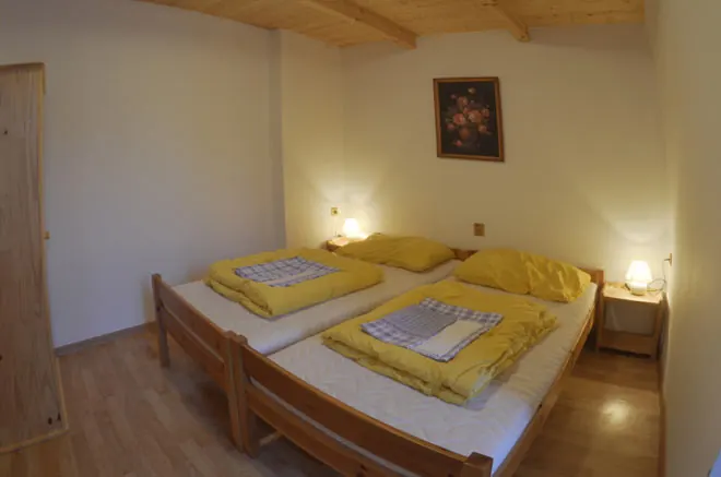 Ložnice v apartmánu